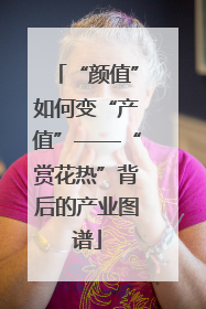 “颜值”如何变“产值”——“赏花热”背后的产业图谱