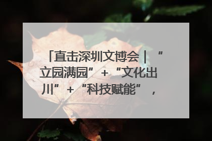 直击深圳文博会｜“立园满园”+“文化出川”+“科技赋能”，成都传媒发布三大文创领域合作清单