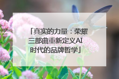 真实的力量：荣耀三部曲重新定义AI时代的品牌哲学