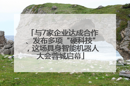 与7家企业达成合作、发布多项“硬科技”，这场具身智能机器人大会蓉城启幕