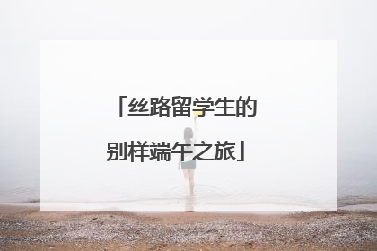 丝路留学生的别样端午之旅