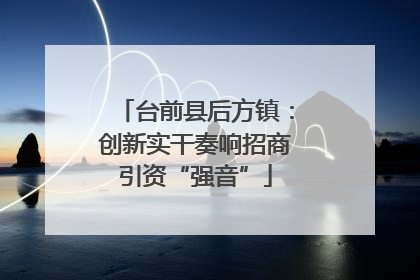 台前县后方镇：创新实干奏响招商引资“强音”