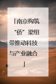 南京构筑“侨”梁纽带推动科技与产业融合