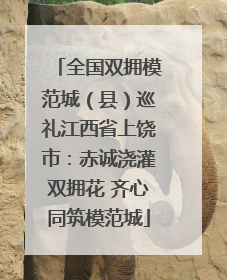 全国双拥模范城（县）巡礼江西省上饶市：赤诚浇灌双拥花 齐心同筑模范城