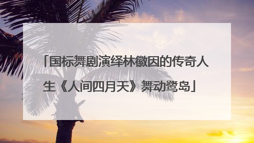 国标舞剧演绎林徽因的传奇人生《人间四月天》舞动鹭岛