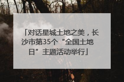 对话星城土地之美，长沙市第35个“全国土地日”主题活动举行