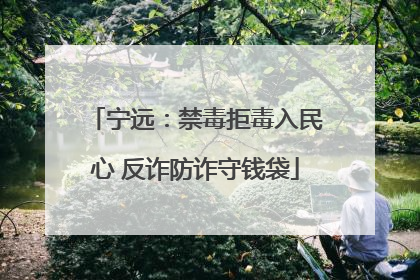 宁远：禁毒拒毒入民心 反诈防诈守钱袋