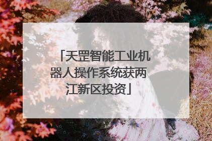 天罡智能工业机器人操作系统获两江新区投资