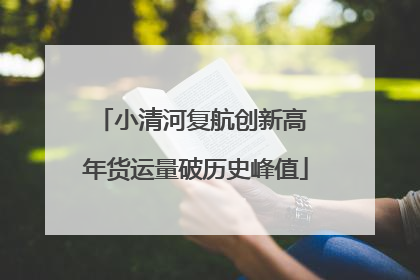 小清河复航创新高 年货运量破历史峰值
