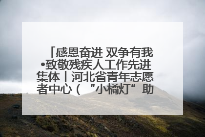 感恩奋进 双争有我•致敬残疾人工作先进集体丨河北省青年志愿者中心（“小橘灯”助残接力计划实施团队）：用温暖陪伴，守护特殊孩子成长