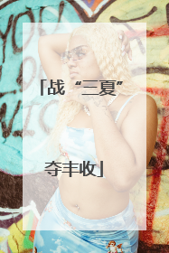 战“三夏” 夺丰收