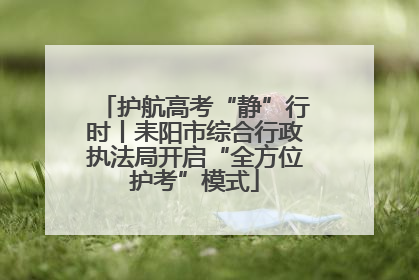 护航高考“静”行时丨耒阳市综合行政执法局开启“全方位护考”模式
