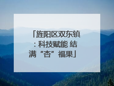 旌阳区双东镇：科技赋能 结满“杏”福果