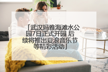 武汉玛雅海滩水公园7日正式开园 后续将推出夏浪音乐节等精彩活动