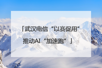 武汉电信“以赛促用”推动AI“加速跑”