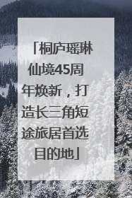 桐庐瑶琳仙境45周年焕新，打造长三角短途旅居首选目的地