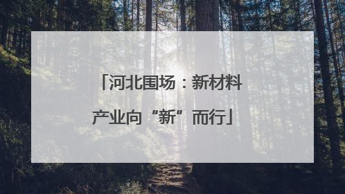 河北围场：新材料产业向“新”而行