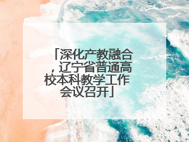 深化产教融合，辽宁省普通高校本科教学工作会议召开