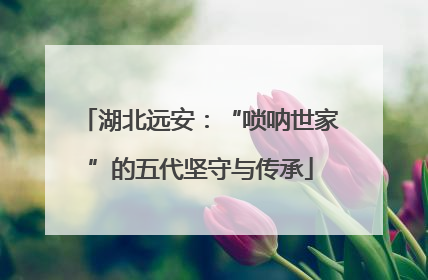 湖北远安：“唢呐世家”的五代坚守与传承