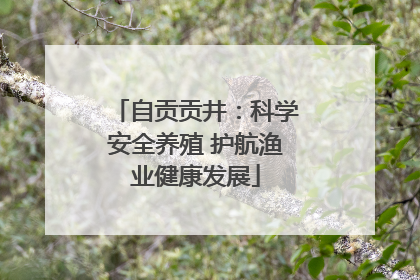 自贡贡井：科学安全养殖 护航渔业健康发展