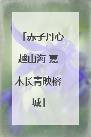 赤子丹心越山海 嘉木长青映榕城