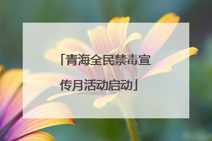 青海全民禁毒宣传月活动启动