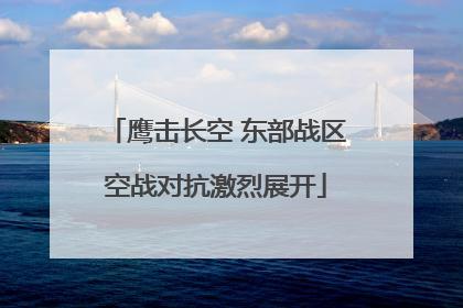 鹰击长空 东部战区空战对抗激烈展开