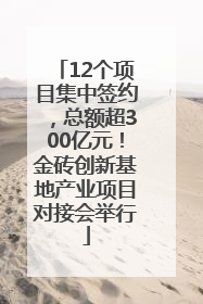 12个项目集中签约，总额超300亿元！金砖创新基地产业项目对接会举行
