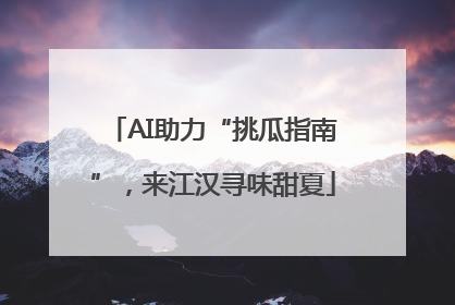 AI助力“挑瓜指南”，来江汉寻味甜夏