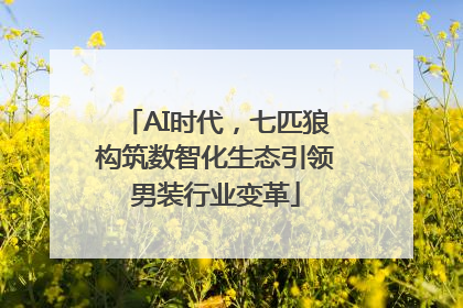 AI时代，七匹狼构筑数智化生态引领男装行业变革