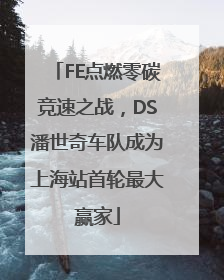 FE点燃零碳竞速之战，DS潘世奇车队成为上海站首轮最大赢家